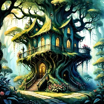 Free Tree House Home illustration and picture