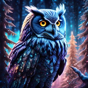 Free Owl Bird illustration and picture