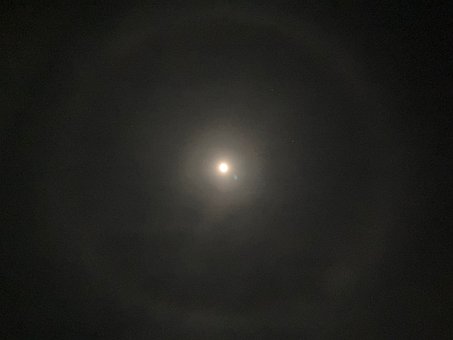 夜空, 月, 夜, 光, 日本, 幻想