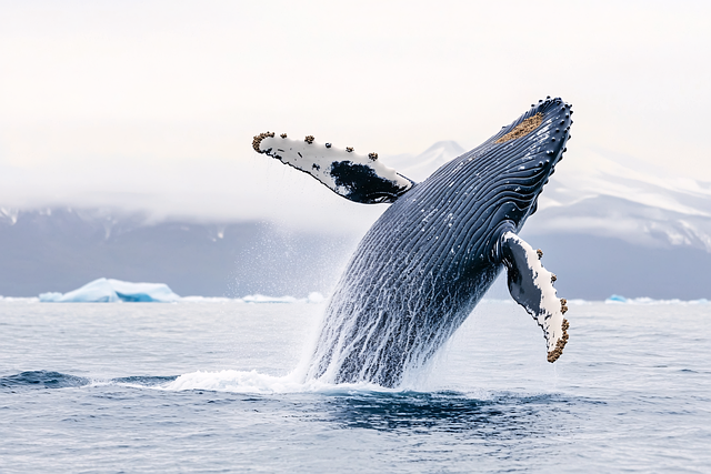 Free ai generated whale humpback illustration