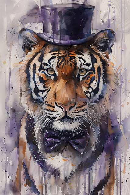 Free Ai Generated Tiger illustration and picture