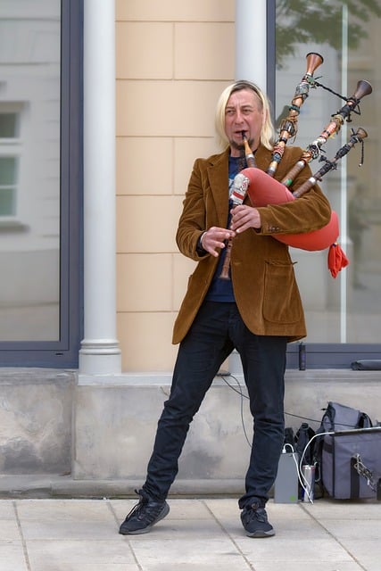 Free Man Busker photo and picture