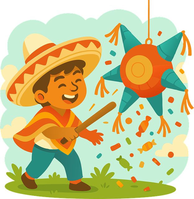 Free ai generated boy piñata vector