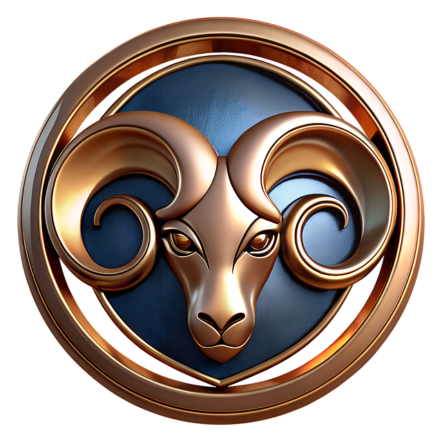 Free aries zodiac astrology illustration