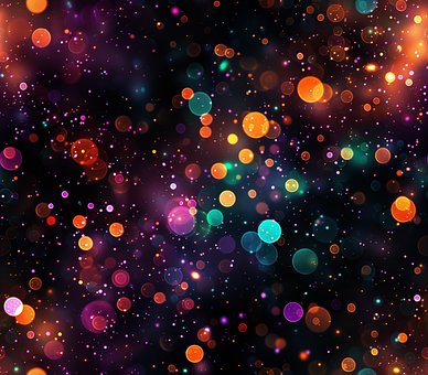 Free Bokeh Confetti illustration and picture