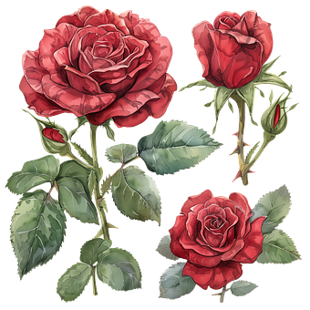 Free Rose Bloom illustration and picture