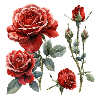Free Rose Bloom illustration and picture