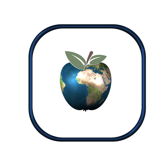Download free HD stock image of Apple Earth Free apple earth nature illustration