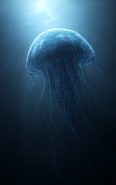 Free ai generated ocean underwater illustration