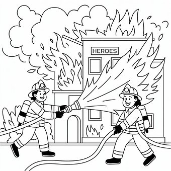 Free Firefighter Fireman illustration and picture