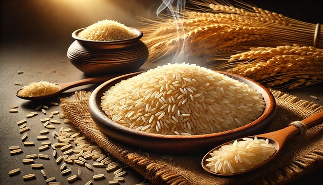 Free ai generated rice farmer illustration
