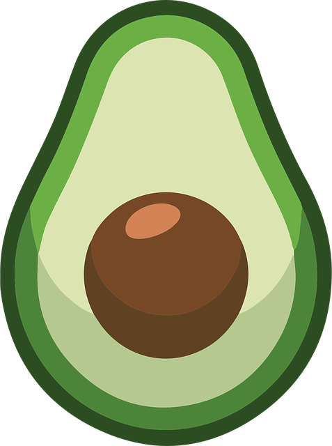 Free ai generated avocado kawaii vector