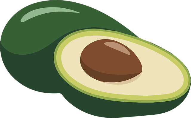 Free ai generated avocado cute vector