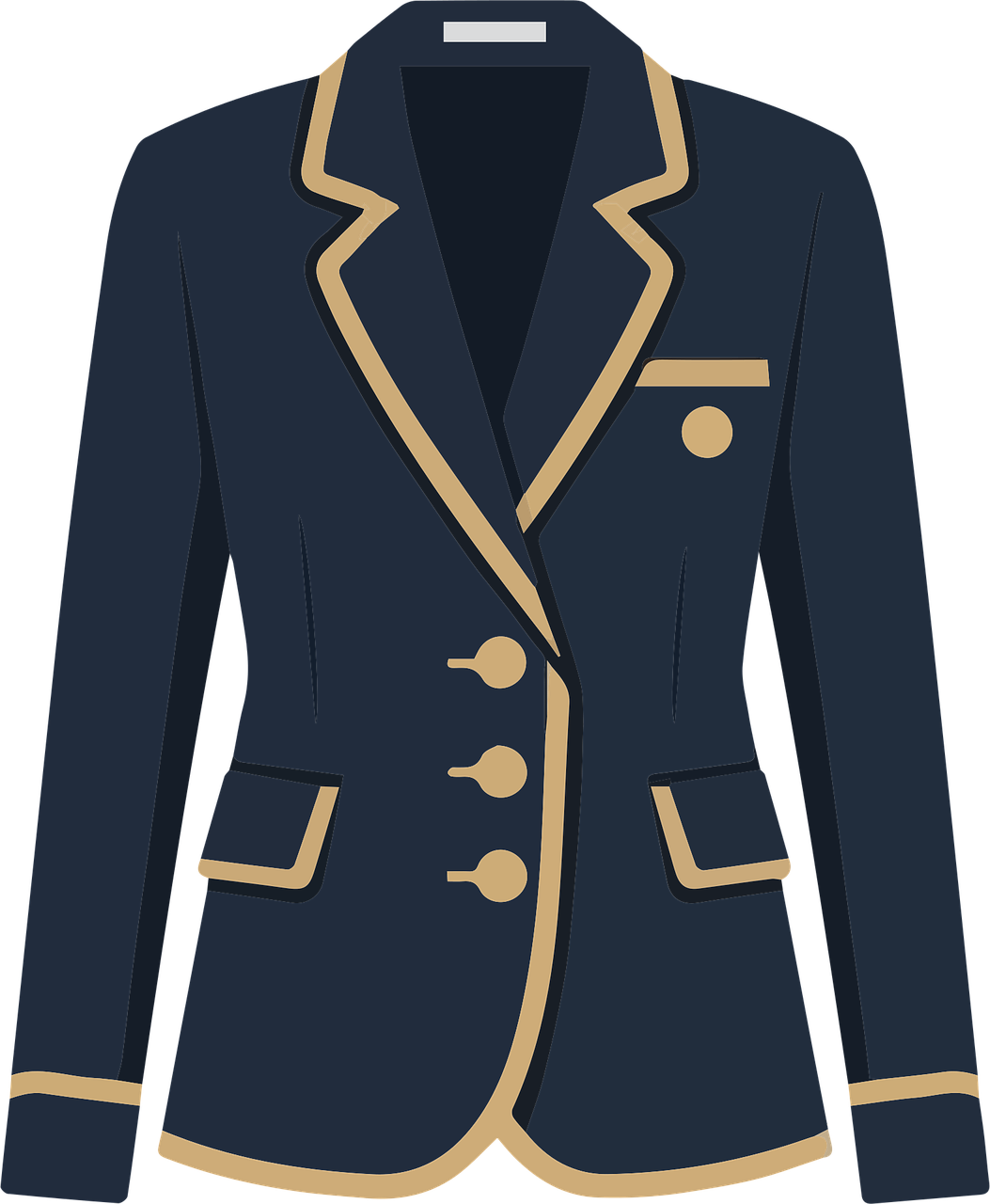 Download Ai Generated Blazer Blazer Outline Royalty Free Vector