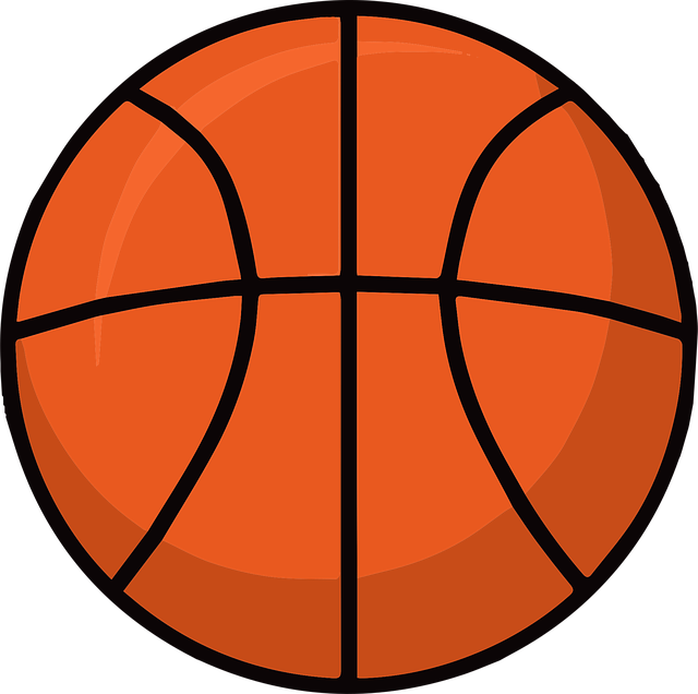 Free ai generated ball basketball vector