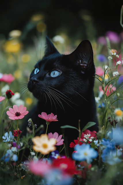 Ai Генериран, Котка, Черна Котка