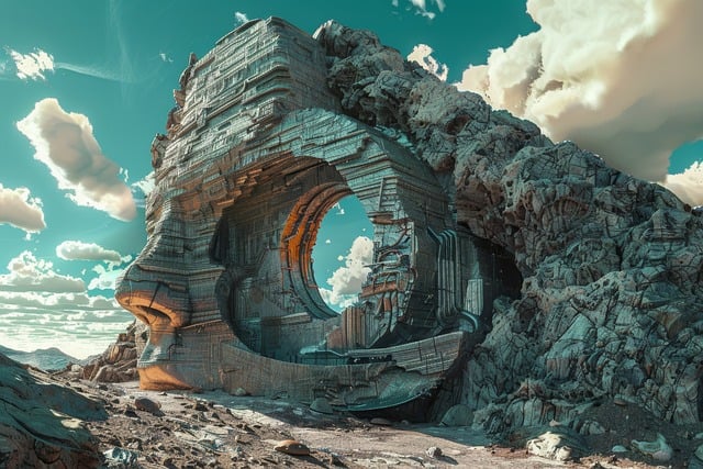 Free ai generated surreal fantasy illustration