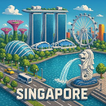 Free Singapore City illustration and picture