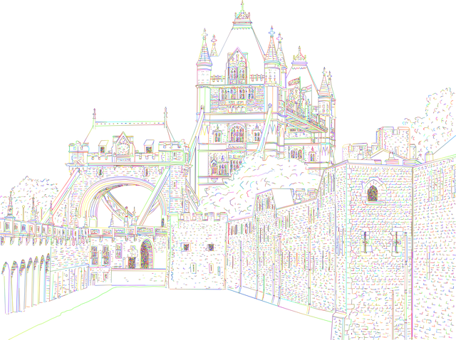 Free london bridge tower bridge tower of london illustration