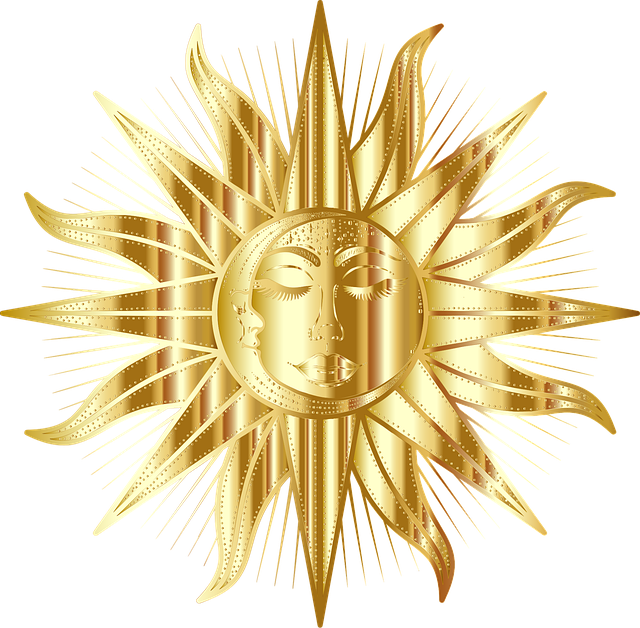 Free Sun Moon vector and picture