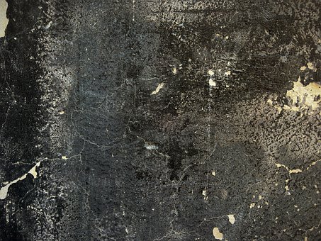 Schwarze Wand, Wand Textur