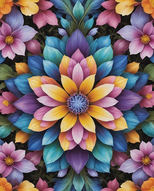 Free ai generated flower spring illustration