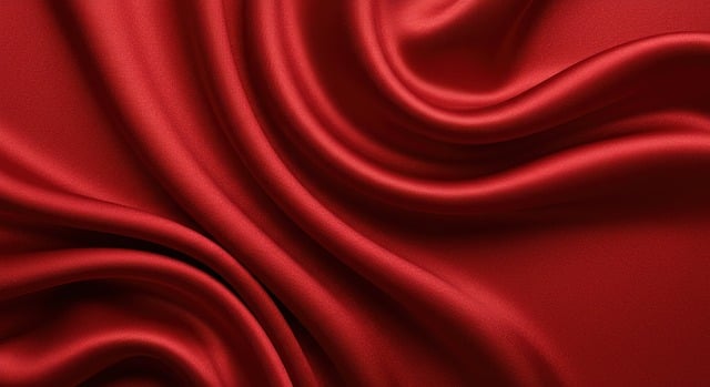 Free ai generated red silk illustration