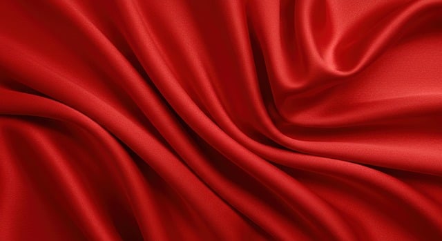 Free ai generated red fabric illustration