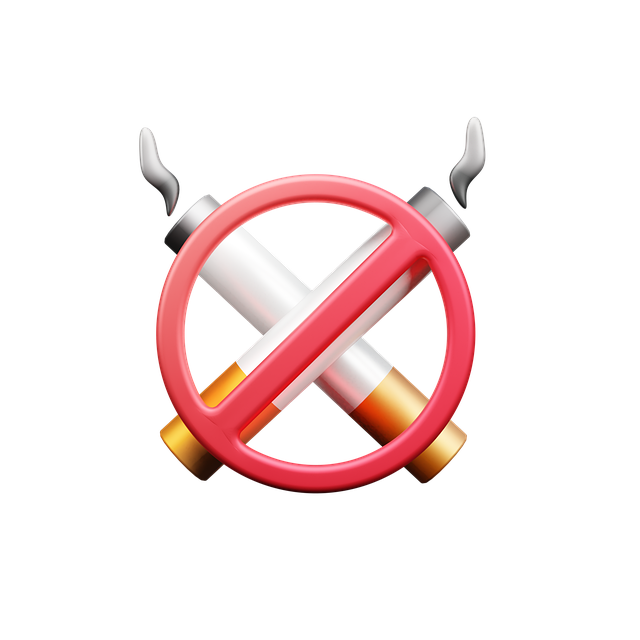 Free no smoke 3d icon illustration