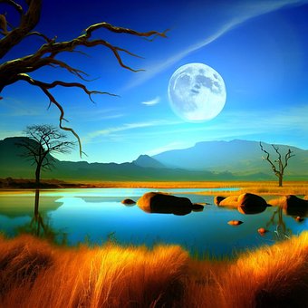 Free Moon Night illustration and picture