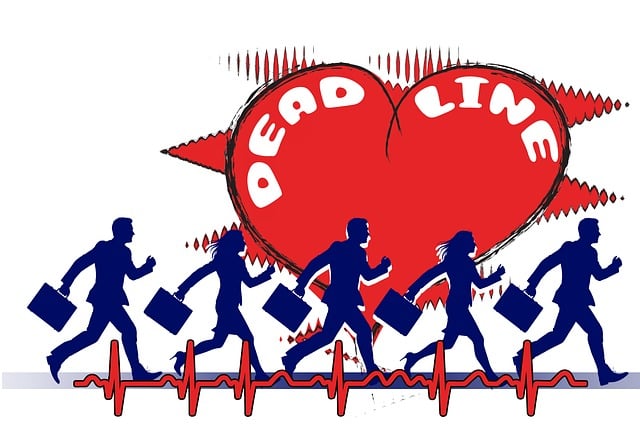Free deadline countdown arrhythmia illustration