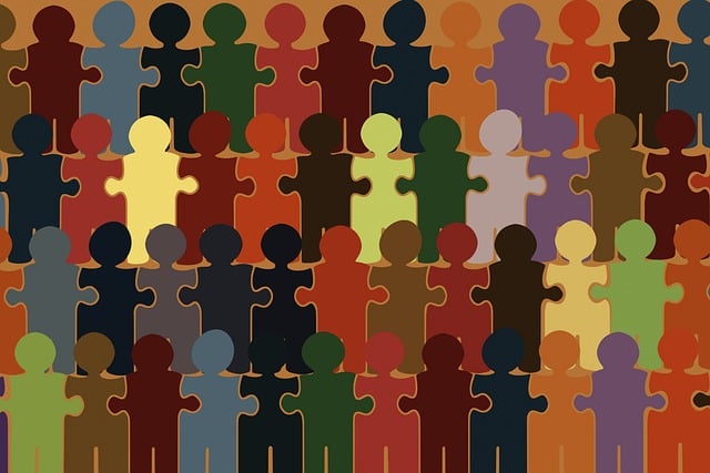 Download free HD stock image of People Group Free people group puzzle illustration