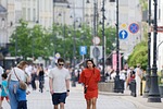 This photo highlights cityscape, people, snapshots, perfect for lifestyle branding, productivity tips, or luxury blog content.