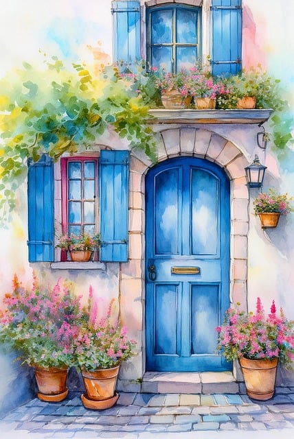 Free Ai Generated Door illustration and picture