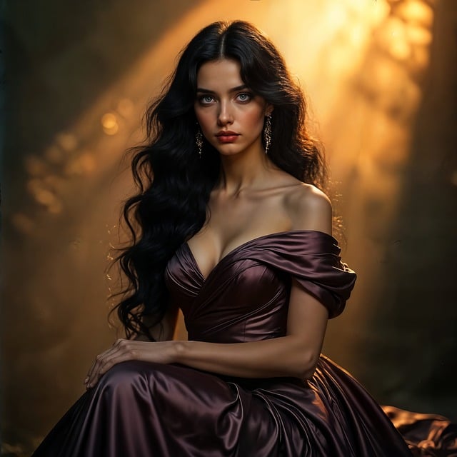 Free ai generated woman pose illustration