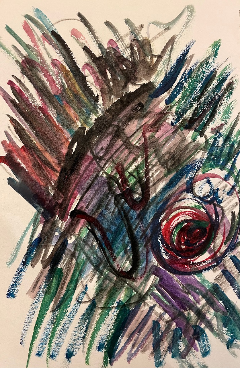 Mediu Mixt, Abstract, Desen, Întuneric
