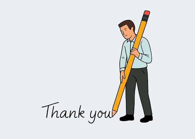 Free thank you gratitude appreciation vector