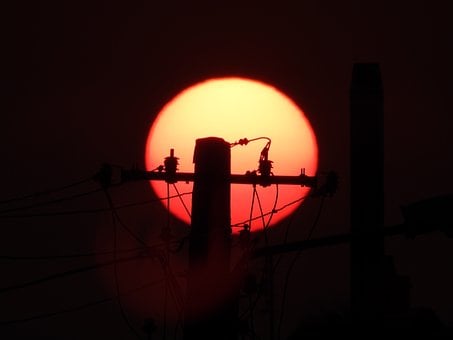 Natur, West, Sol, Pol, Energi, Forår