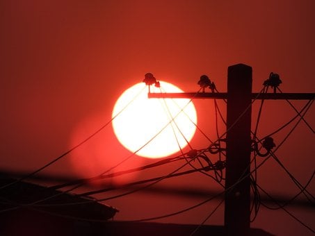 Natur, West, Sol, Pol, Energi, Forår