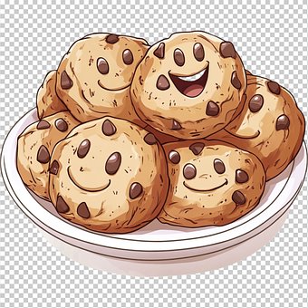 Free Chocolate Chip Cookie Week illustration and picture