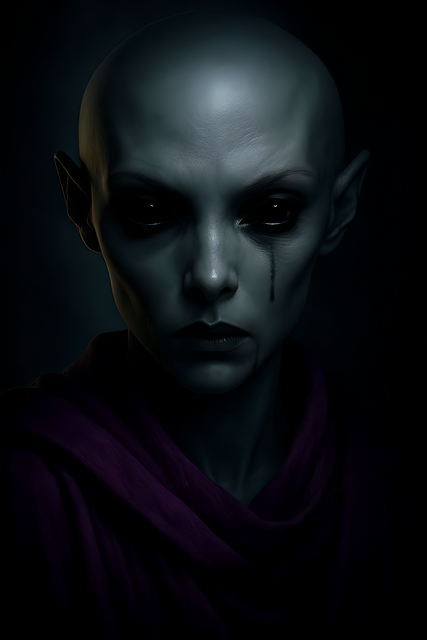 Free ai generated alien horror illustration