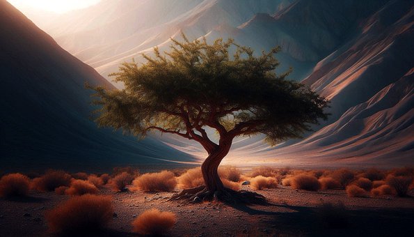 Baum, Natur, Landschaft, Blätter, Herbst
