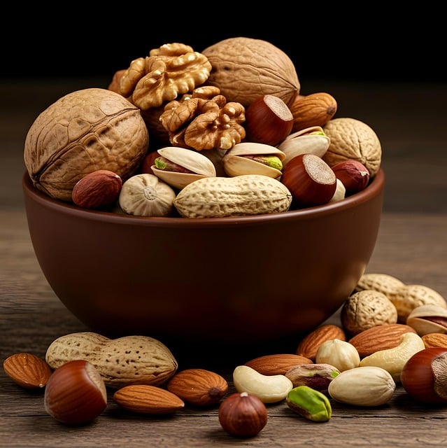 Nüsse, Gesund, Mandeln, Organisch