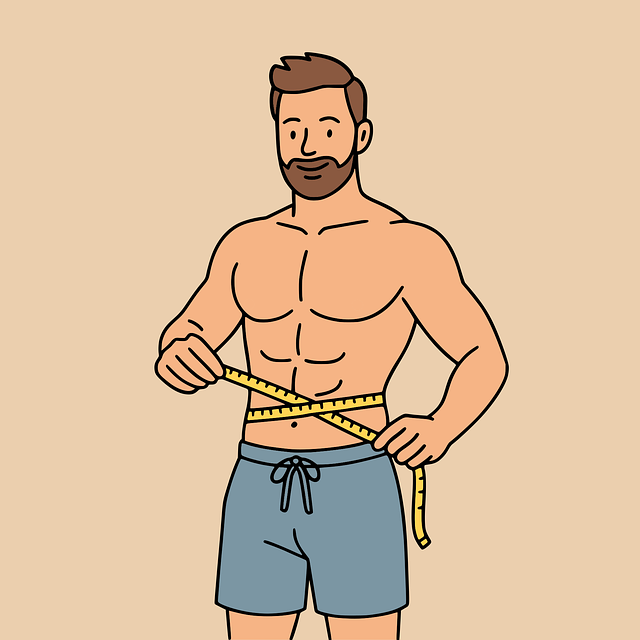 Free weight loss fitness measurement illustration