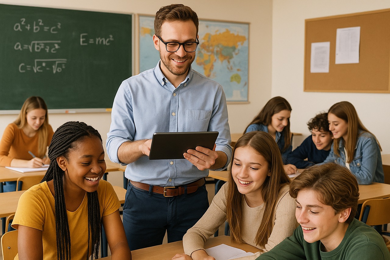 Download Ai Generated Classroom Teaching Royalty Free Stock