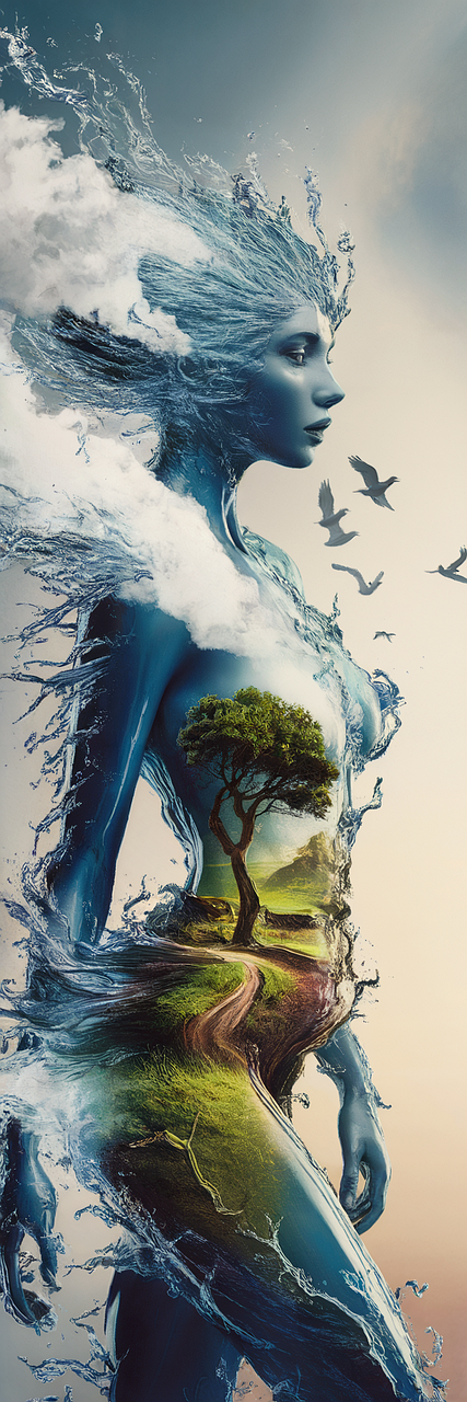 Free nature landscape mountain illustration