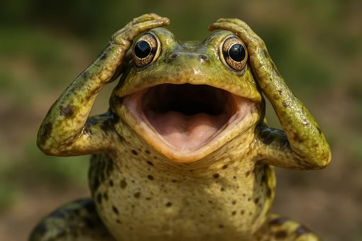 Ai Generiert, Frosch, Grün, Lustig