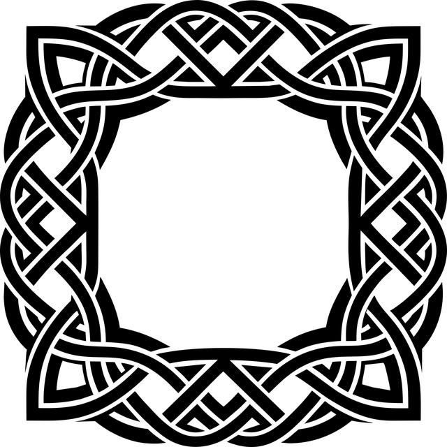 Free ai generated frame border vector