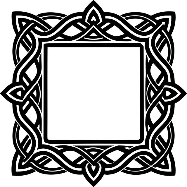 Free ai generated frame border vector