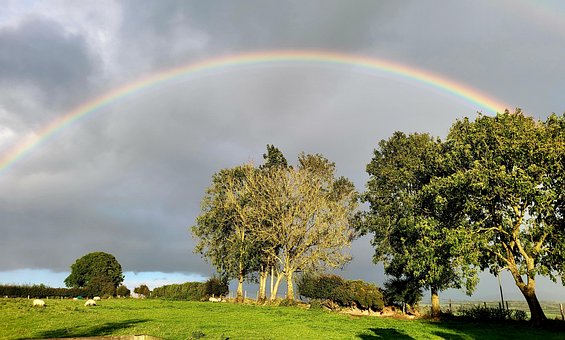 Free Rainbow Landscape photo and picture
